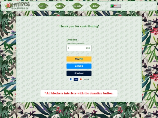 Donate screenshot