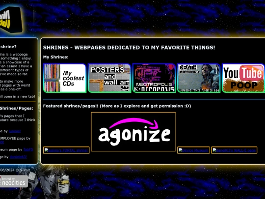 pages/shrines screenshot