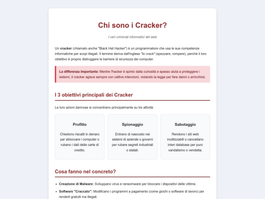 PAGINE/cracker screenshot