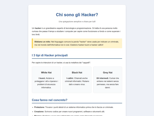 PAGINE/hacker screenshot