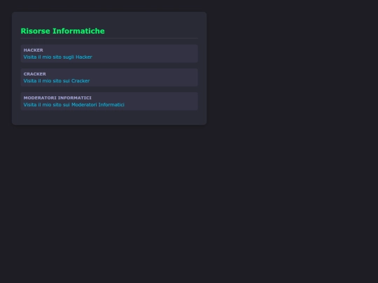 PAGINE/presentazione screenshot