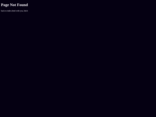 not_found screenshot