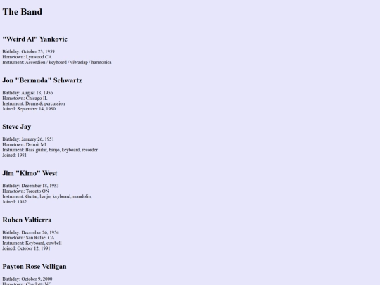 band screenshot