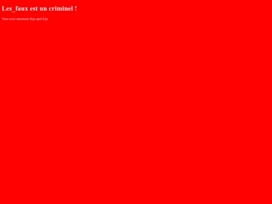 Les_FAUX-criminel screenshot