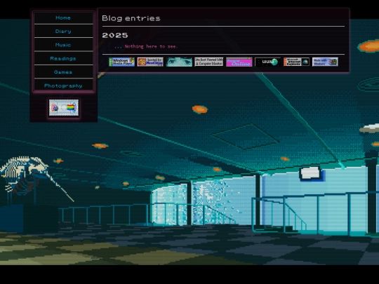 blog/entries screenshot