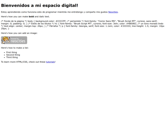 index screenshot
