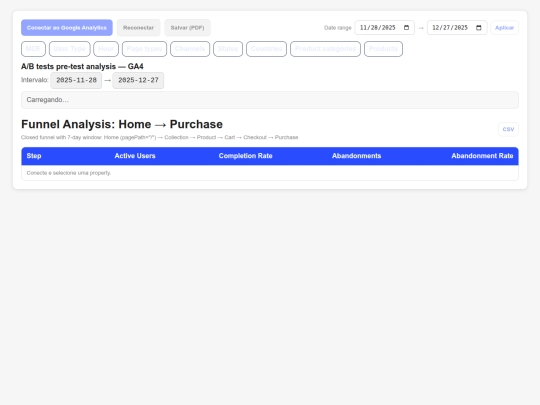 ga4dashslight/funnel-home screenshot