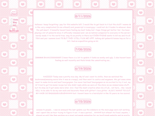blog screenshot
