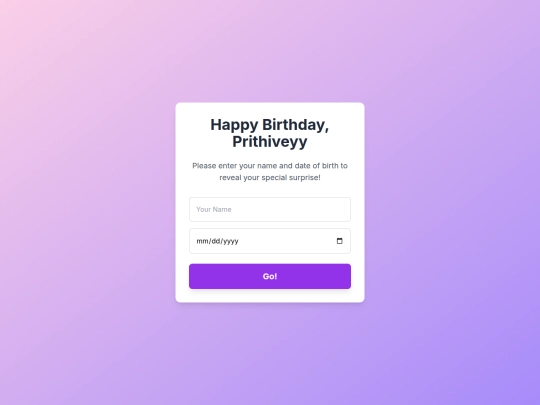 bday/bday screenshot