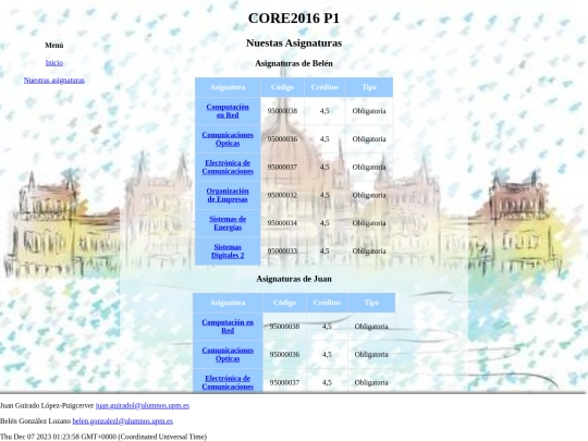 Practica1/asignaturas screenshot