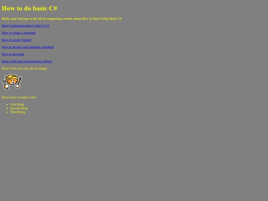 index screenshot