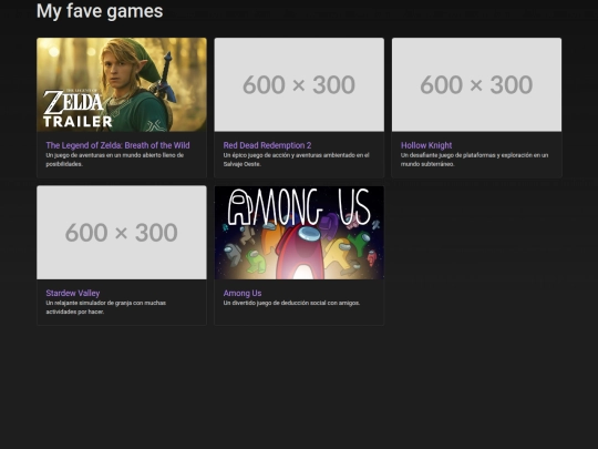 games screenshot
