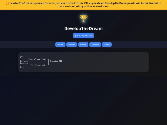 DevelopTheDream_Competition_v2 screenshot