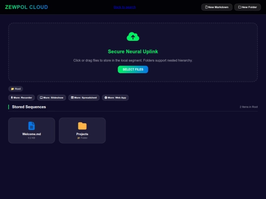 zewpolcloud screenshot