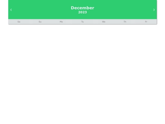 calender screenshot