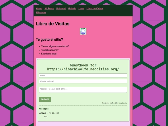 info/sociales/visitas screenshot
