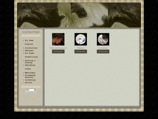 Artists screenshot