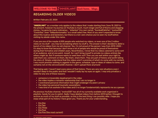 blogs/oldervideos screenshot