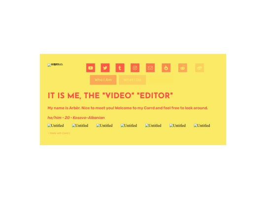 carrd screenshot