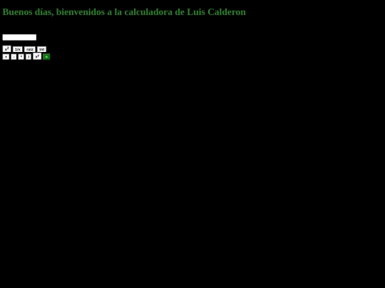 calculadora screenshot
