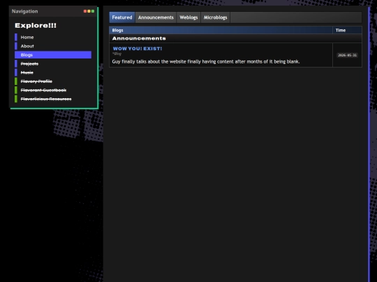 pages/blogs screenshot