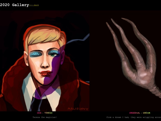 art/galleries/2020 screenshot