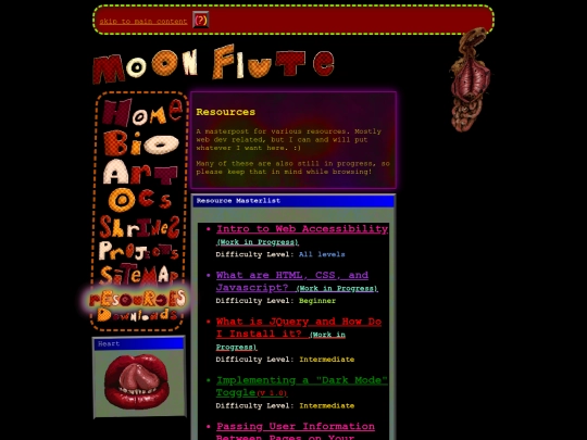 resources screenshot