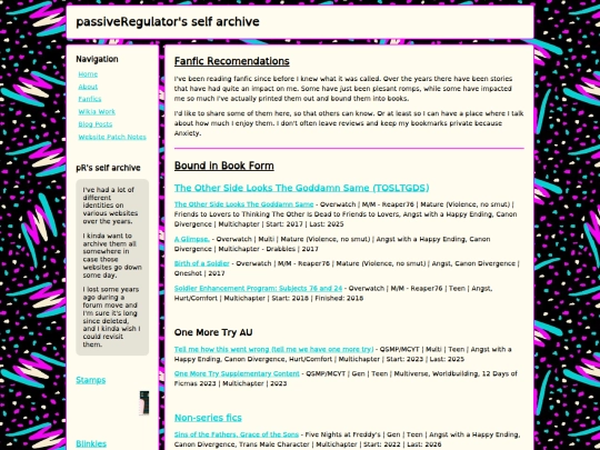fanficrecs screenshot