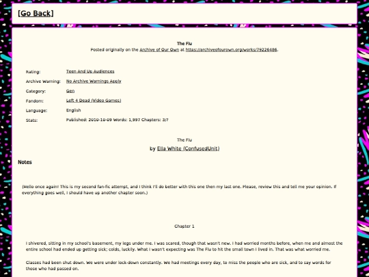 fanfics/TheFlu screenshot