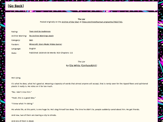 fanfics/TheLiar screenshot