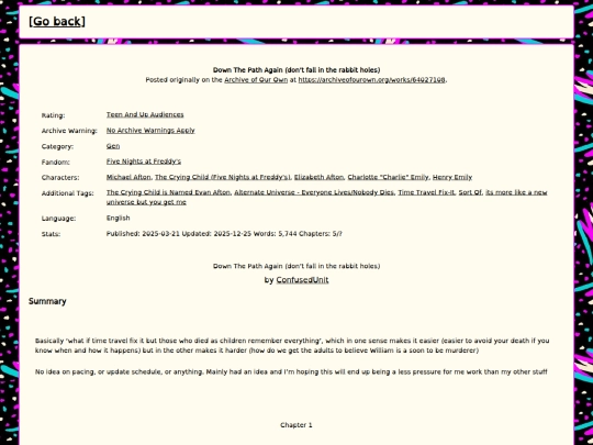 fanfics/ThePathAgain screenshot