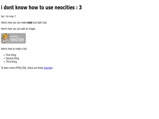 index screenshot
