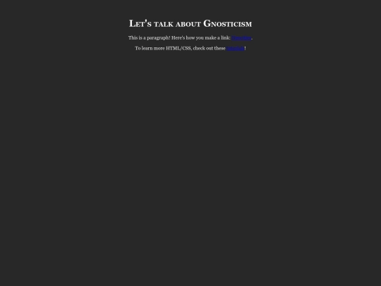 gnosticism screenshot