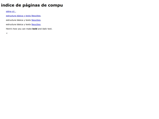 index screenshot