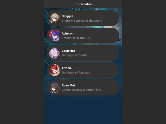 hsrquotes screenshot