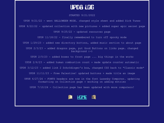 updates screenshot