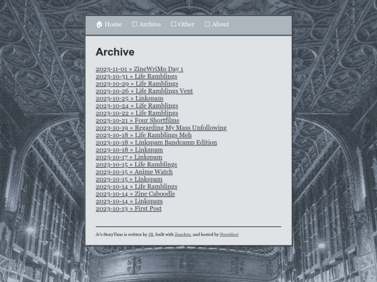 archive screenshot