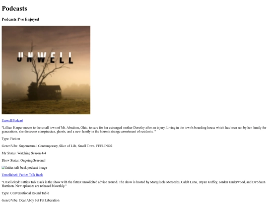 misc/podcasts screenshot