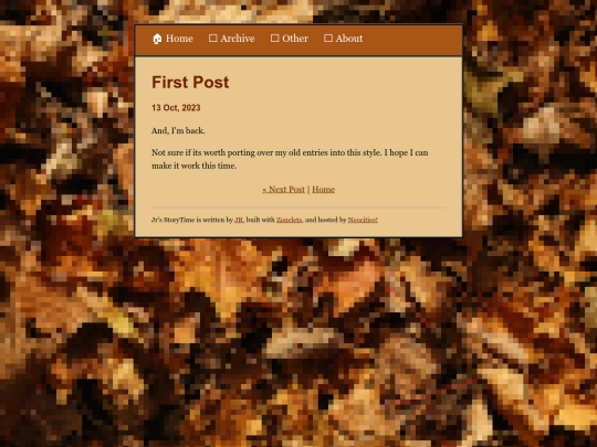 posts/2023-10-13-First-Post screenshot