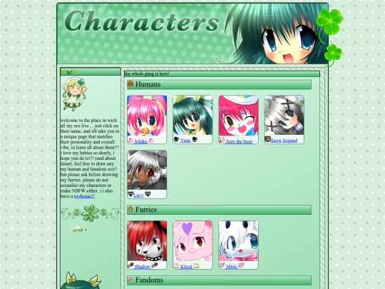 characters screenshot