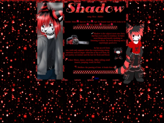 characters/furries/Shadow screenshot