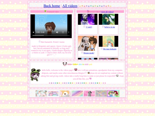 videos screenshot