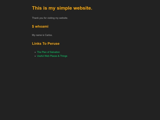 index screenshot