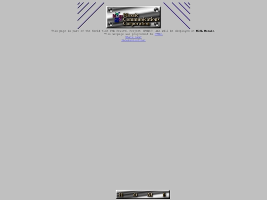 mosaic/home screenshot