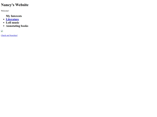 index screenshot