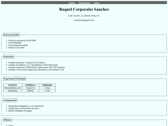 curriculum screenshot