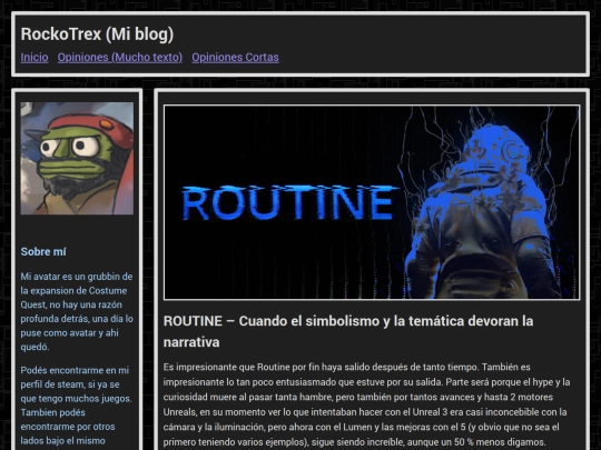 opiniones-largas/routine screenshot