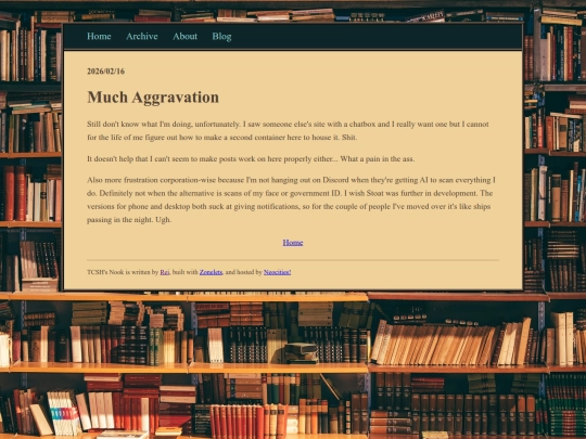 posts/2026-02-15-Much-Aggravation screenshot