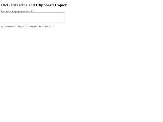 URLextract screenshot