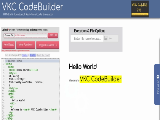 index screenshot